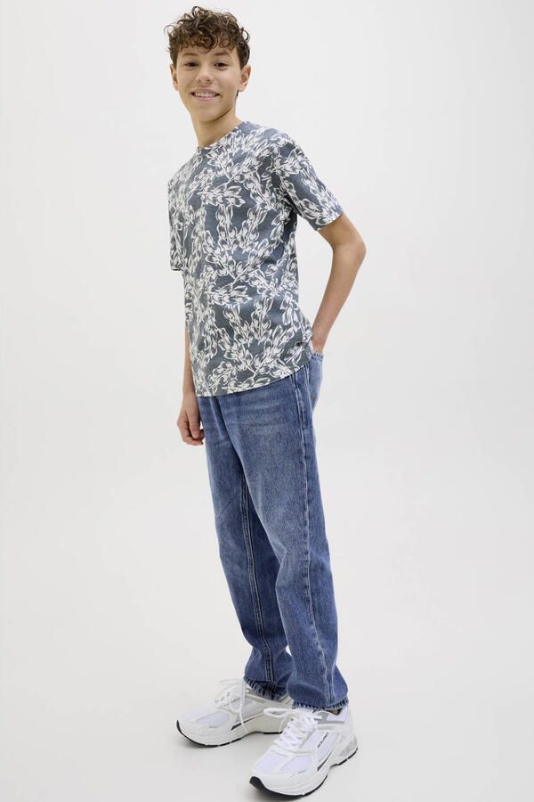 Jack & jones slim fit jeans blue denim Blauw Jongens Katoen Effen 122-128 - Foto 4