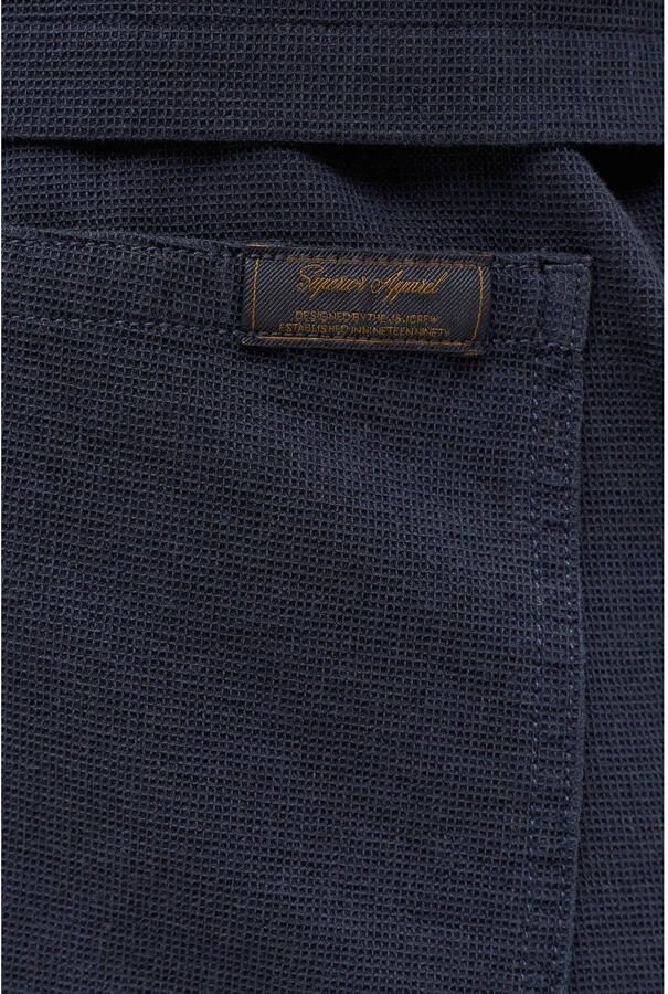 JACK & JONES relaxed casual overhemd met short donkerblauw (set van 2) - Foto 2