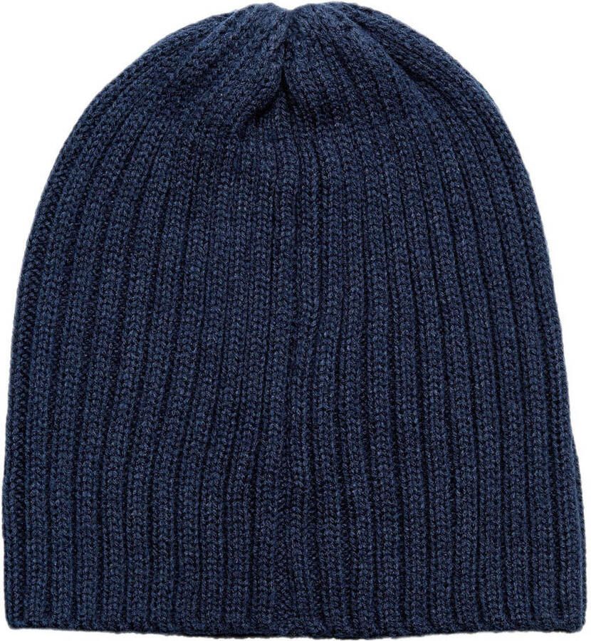 JACK & JONES rib gebreide muts JACBART donkerblauw - Foto 2