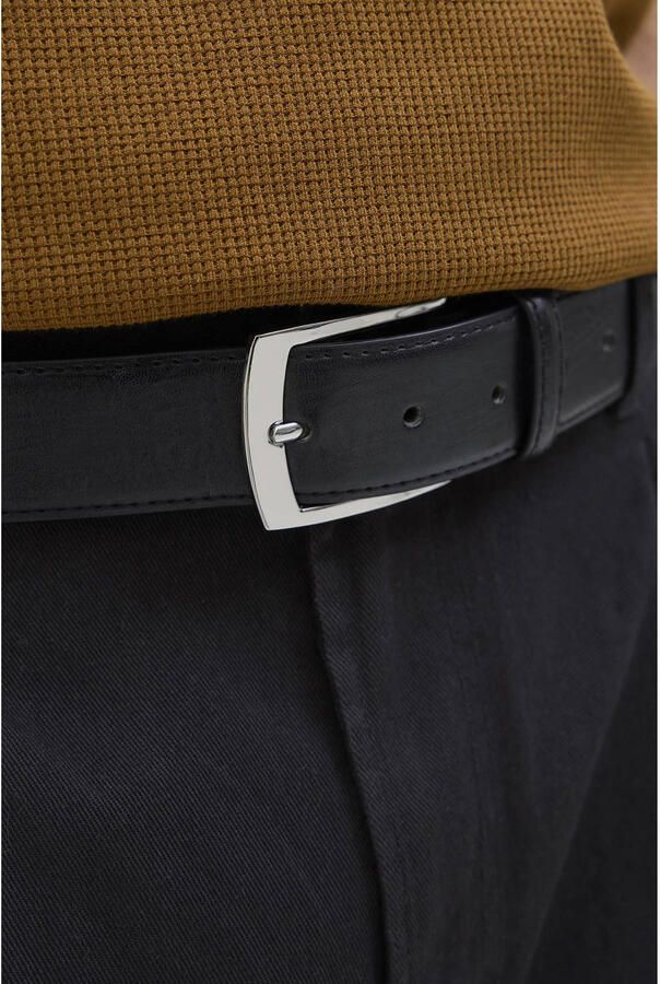 Jack & Jones Leren riem JACMARKUS BELT NOOS - Foto 4