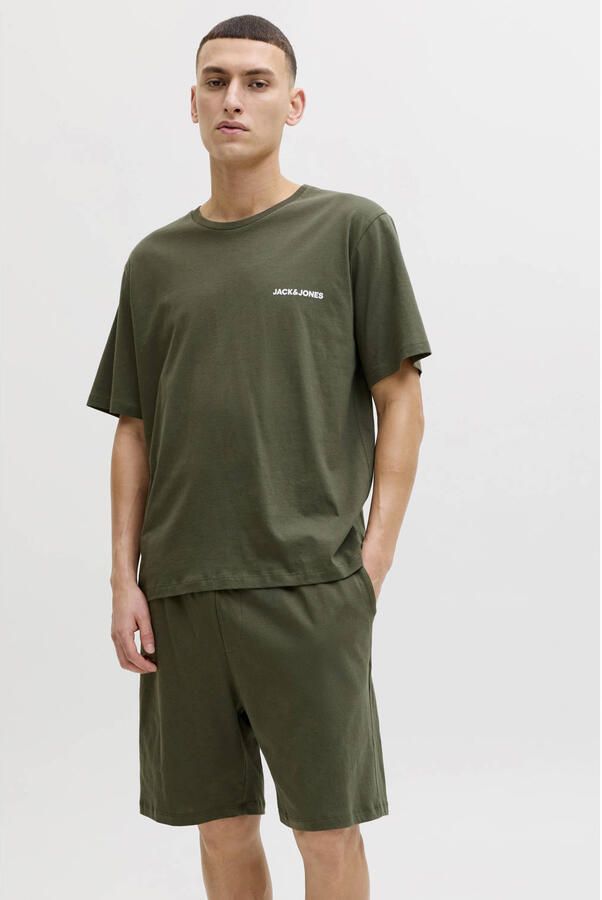 JACK & JONES shortama JACEVEREST olijfgroen