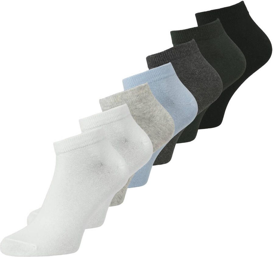 JACK & JONES sneakersokken JACDELAN multi (set van 7)