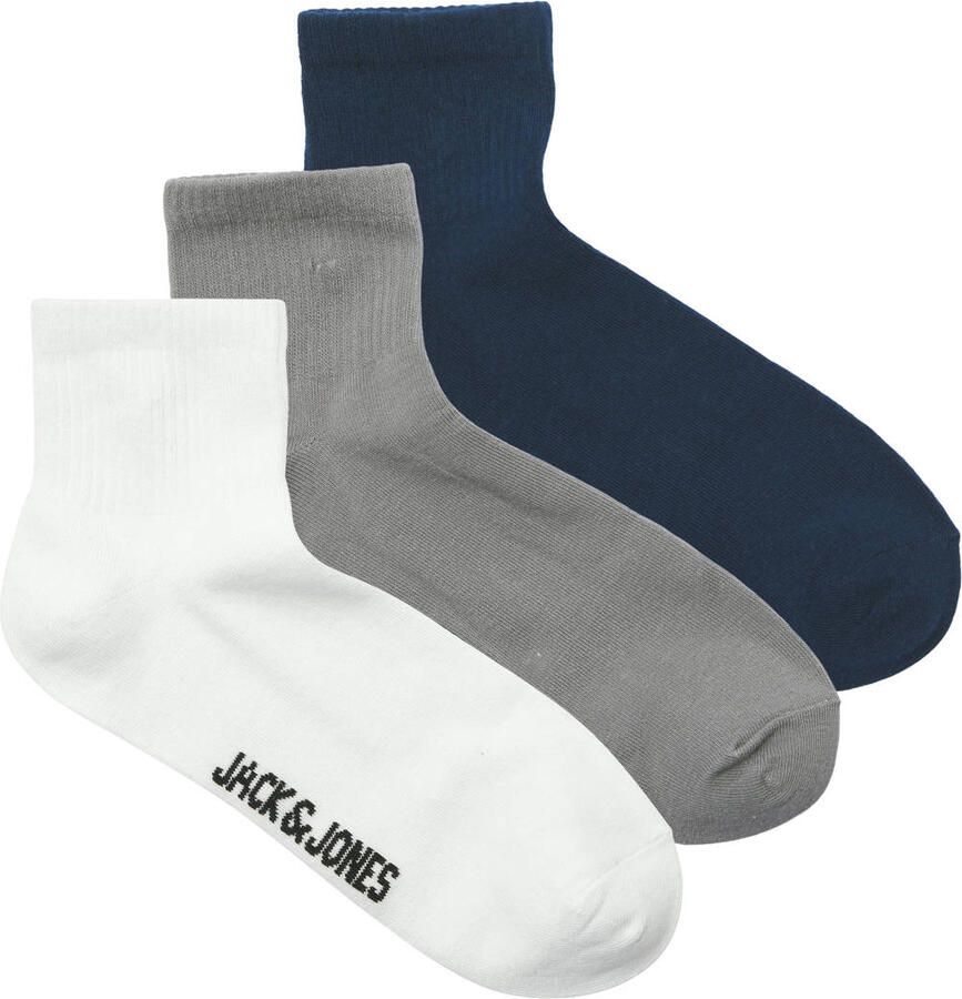 Jack & jones Sokken met ribboorden in een set van 3 paar model 'NICK' - Foto 3