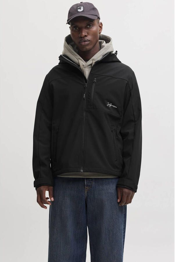 JACK & JONES softshelljas zwart