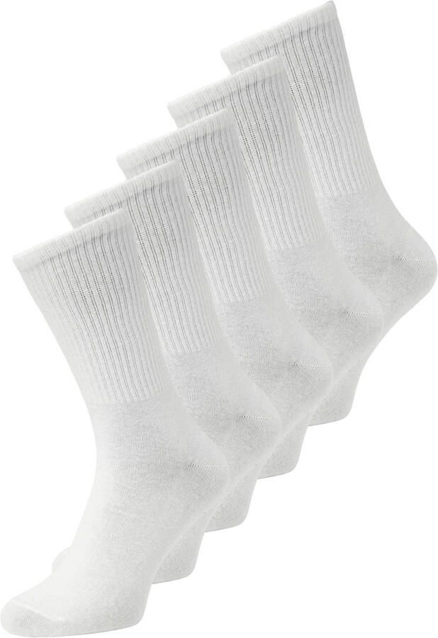 JACK & JONES sokken JACBASIC set van 5 wit