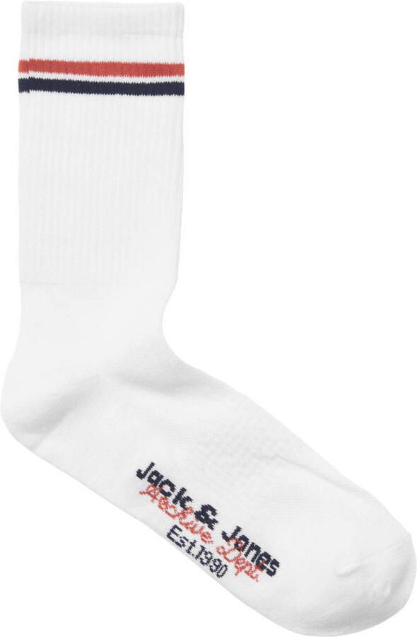 JACK & JONES sokken JACBOSTON wit (set van 5) - Foto 3