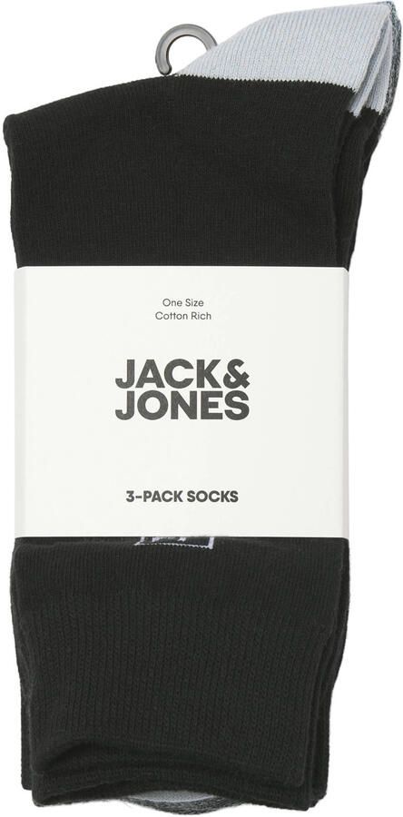 JACK & JONES sokken JACBRUCE donkerblauw (set van 3) - Foto 3
