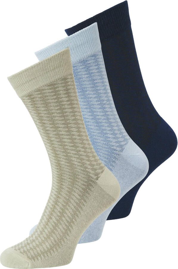 JACK & JONES sokken JACDIAMOND multi (set van 3)