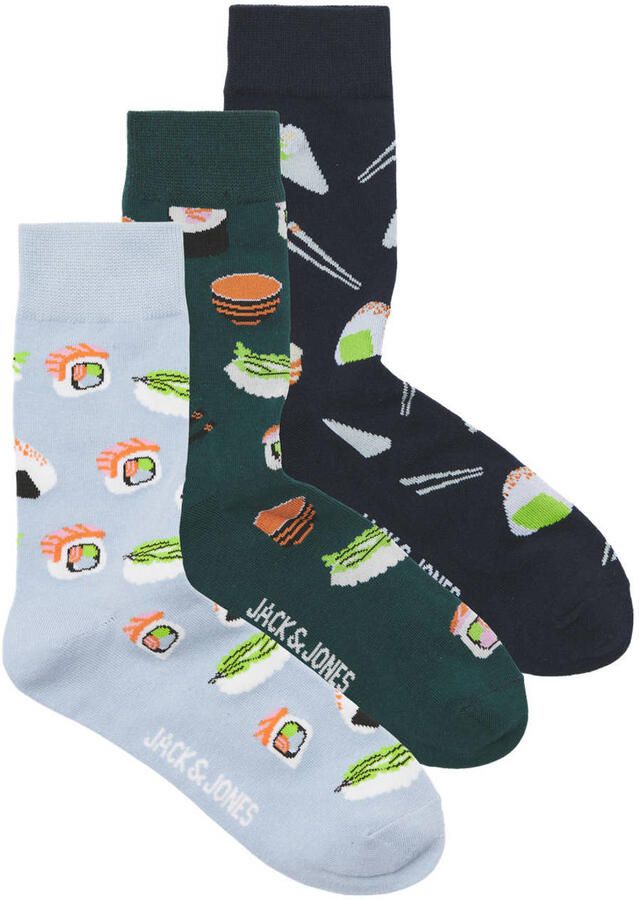 JACK & JONES sokken JACRICE multi (set van 3)