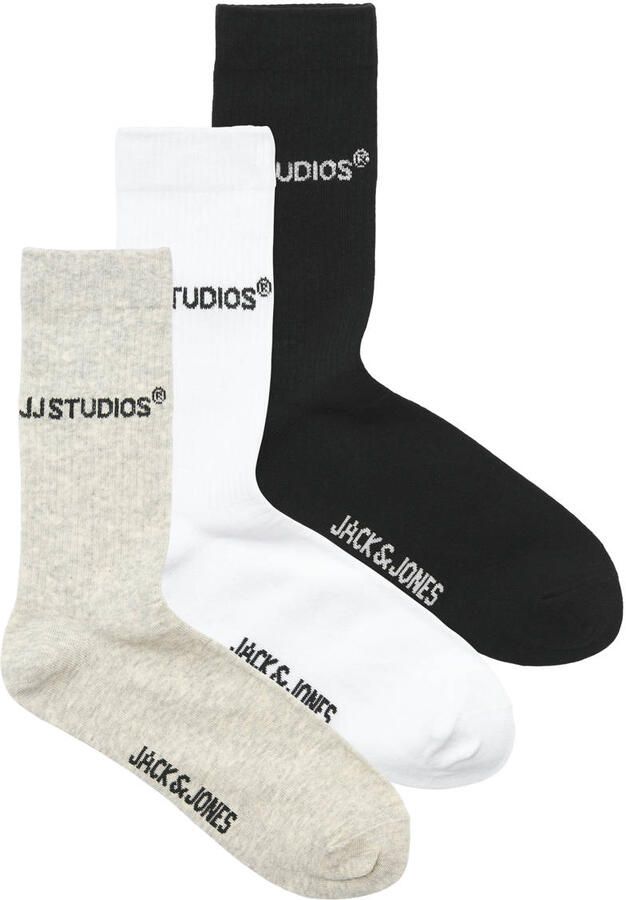 Jack & Jones Vrijetijdssokken JACSOHO TENNIS SOCKS 3 PACK NOOS (set 3 paar) - Foto 2