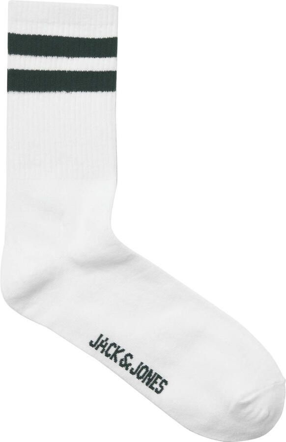 JACK & JONES sokken JACTRAVIS wit multi (set van 3) - Foto 3
