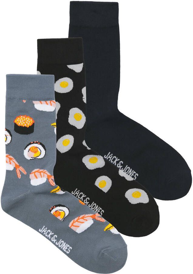 Jack & jones Sokken met elastisch ribboordje in een set van 3 paar - Foto 3