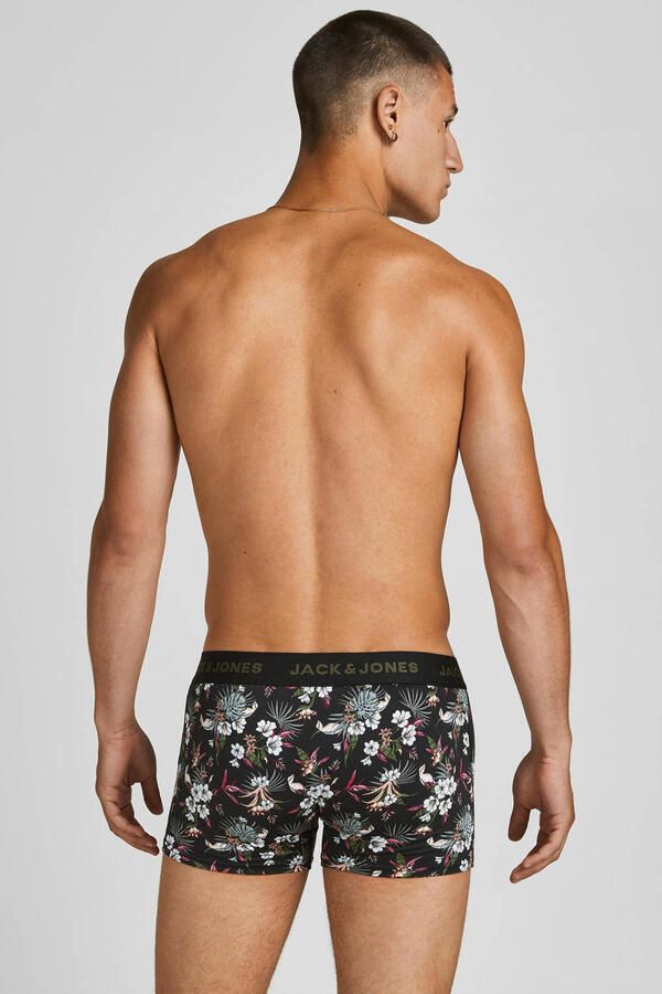 Jack & Jones Functionele boxershort JACFLOWER van microvezelkwaliteit en sneldrogend materiaal (set 3 stuks) - Foto 2