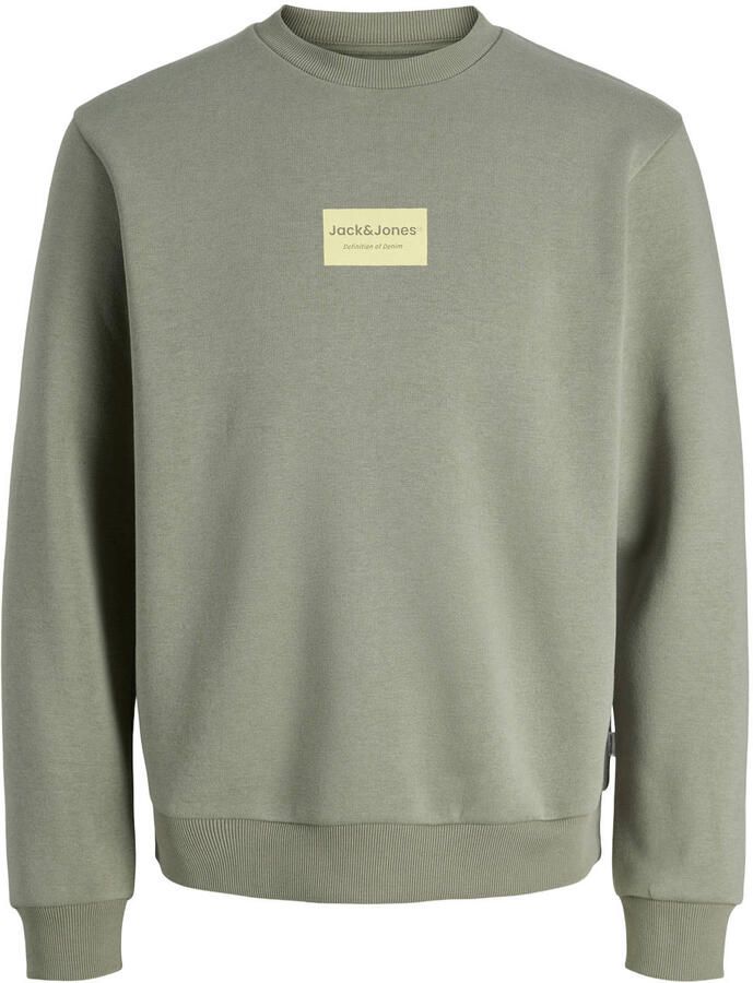 JACK & JONES sweater grijsgroen