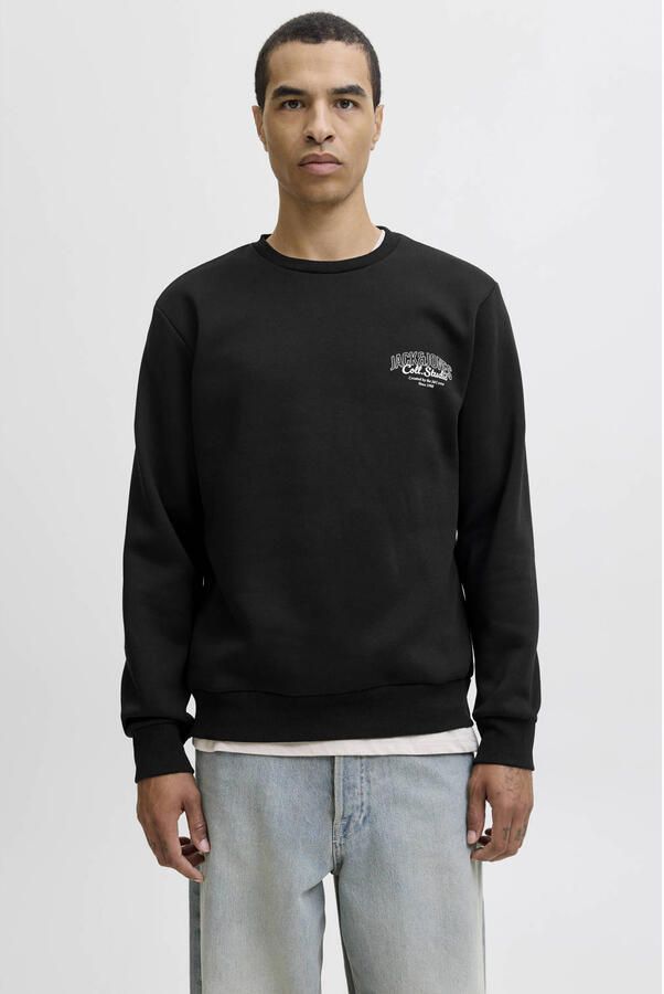 Jack & jones Sweatshirt met labelprint model 'MAKOTO'