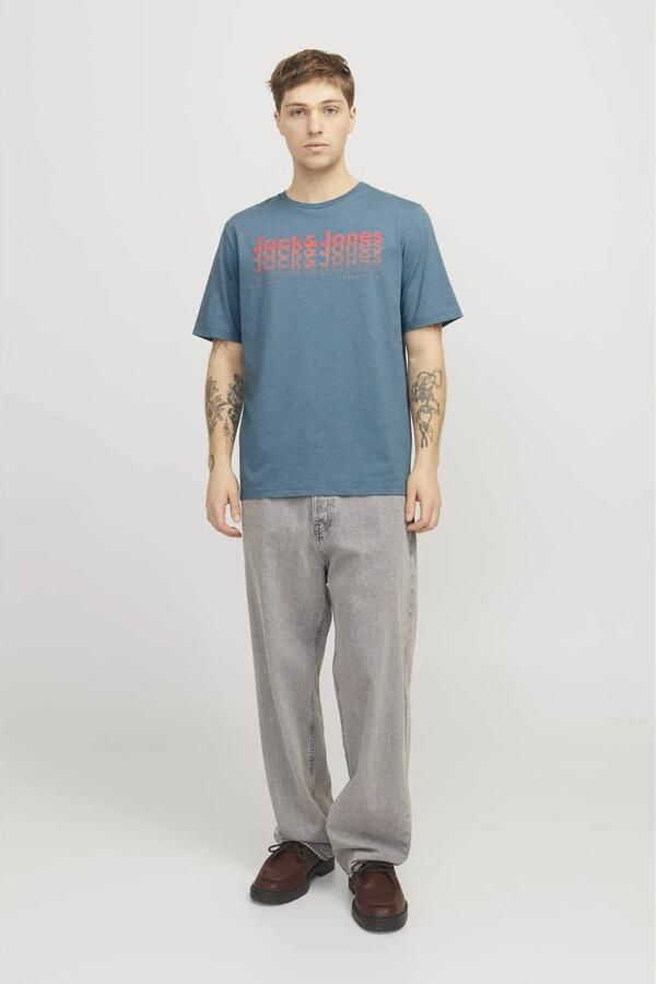 Jack & jones Regular fit T-shirt met ronde hals