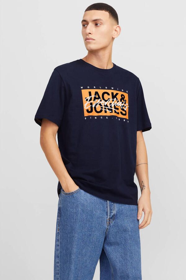 Jack & Jones Shirt met print JJCOLTON TEE SS CREW NECK - Foto 3