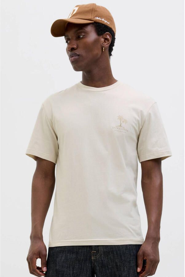 Jack & Jones Shirt met ronde hals JJSUMMER VIBES TEE SS CREW NECK LN - Foto 3