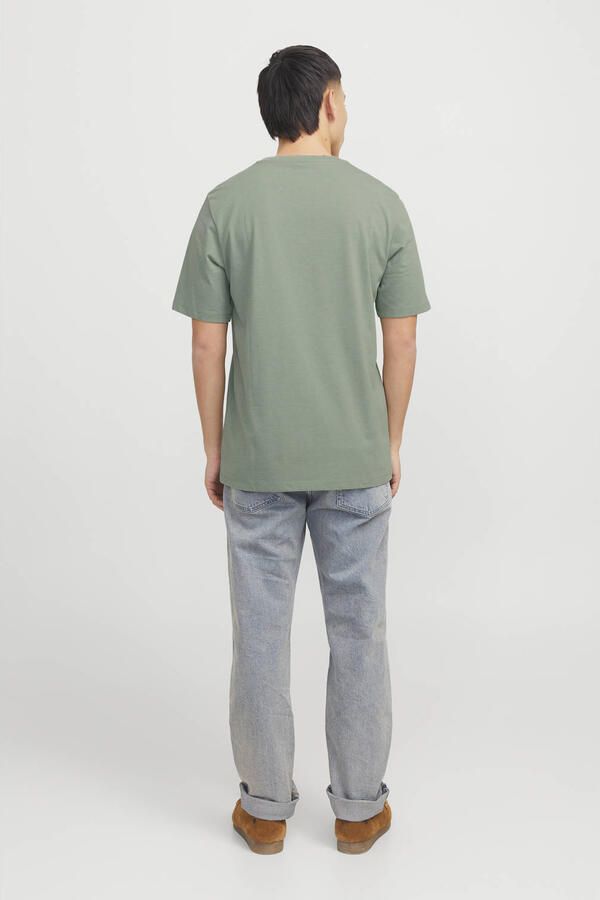 Jack & jones T-shirt met labelprint model 'TEX' - Foto 2