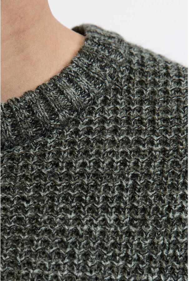 Jack & jones Gebreide pullover met ribboorden model 'LINK' - Foto 2