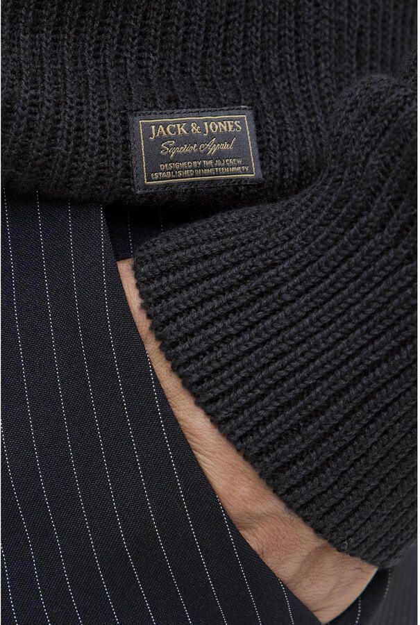 Jack & Jones Schipperstrui JJPANNEL KNIT HALF ZIP AW25 - Foto 2