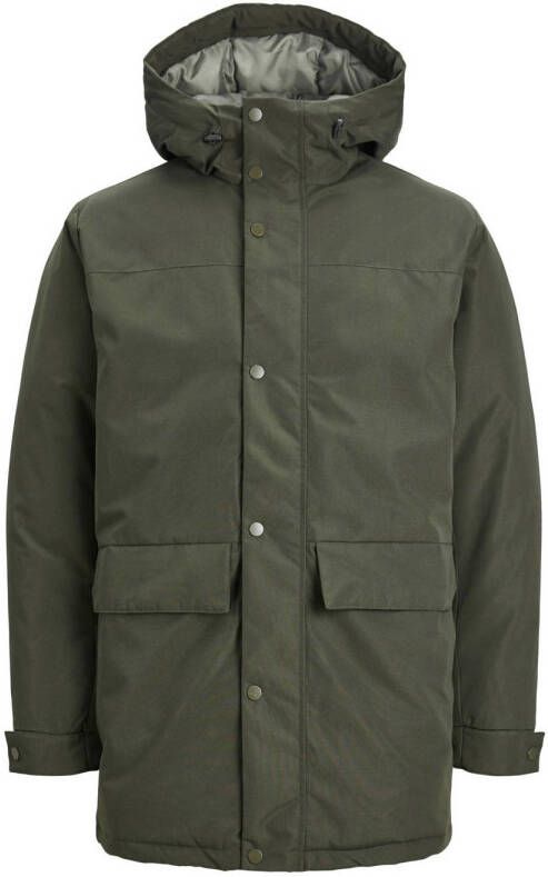 Jack & jones Jjchamp Khaki Anorak Outdoorjas Heren