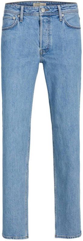 JACK & JONES JEANS INTELLIGENCE loose fit jeans JJIEDDIE JJORIGINAL blue denim