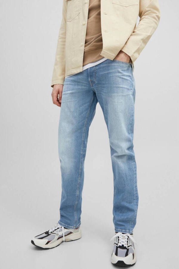 JACK & JONES JEANS INTELLIGENCE tapered fit jeans JJIMIKE JJORIGINAL jos 011 pcw blue denim