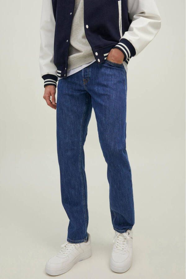 JACK & JONES JEANS INTELLIGENCE tapered fit jeans JJIMIKE JJORIGINAL mf 486 blue denim