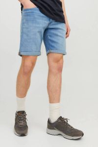 Jack & jones Korte jeans met vaste omslag aan de pijpen model 'Rick'