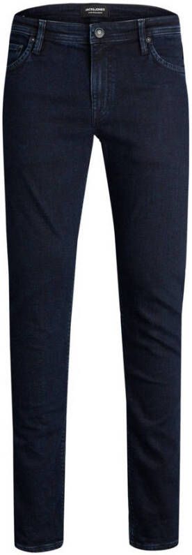 JACK & JONES JEANS INTELLIGENCE slim fit jeans JJIGLENN JJFELIX donkerblauw