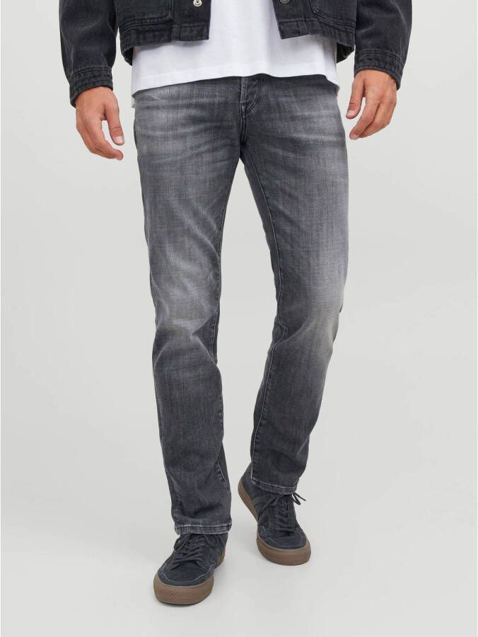 JACK & JONES JEANS INTELLIGENCE slim fit jeans JJITIM JJDAVIS 674 grey denim