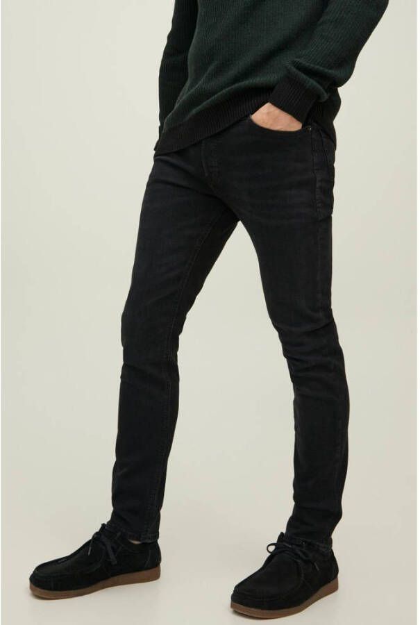 JACK & JONES JEANS INTELLIGENCE slim fit jeans JJITIM JJORIGINAL CJ 789 black denim