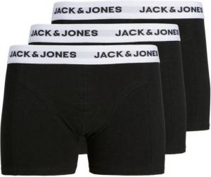 JACK & JONES JUNIOR boxershort JACBASIC set van 3 zwart wit