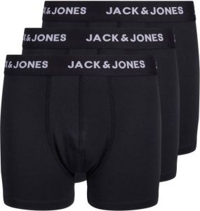JACK & JONES JUNIOR boxershort set van 3 zwart
