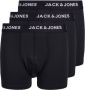 Jack & jones JUNIOR boxershort set van 3 zwart Jongens Polyamide Logo 128 - Thumbnail 1