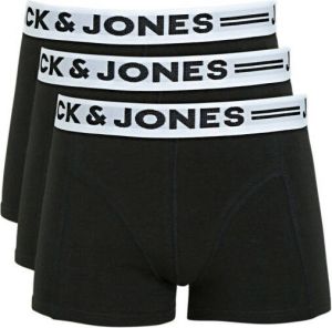 JACK & JONES JUNIOR boxershort set van 3 zwart