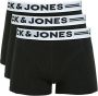 Jack & jones JUNIOR boxershort set van 3 zwart Jongens Stretchkatoen 128 - Thumbnail 1