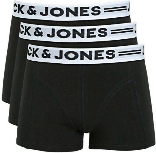 Jack & jones JUNIOR boxershort set van 3 zwart Jongens Stretchkatoen 176