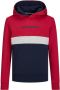 Jack & jones JUNIOR hoodie JJEREID rood donkerblauw wit Sweater Meerkleurig 116 - Thumbnail 1