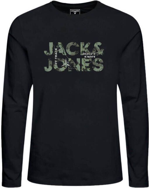 Jack & Jones Junior Shirt met lange mouwen JCOTECH LOGO TEE LS CREW NECK