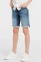 Jack & jones JUNIOR regular fit jeans bermuda JJIRICK stonewashed Denim short Blauw Jongens Stretchdenim 128 - Thumbnail 1