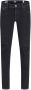 Jack & jones JUNIOR skinny fit jeans JJILIAM black denim Zwart Jongens Stretchdenim 134 - Thumbnail 1