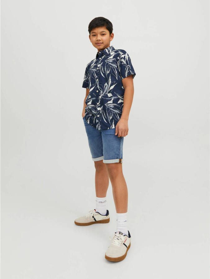 Jack & jones JUNIOR short JJIRICK JJIORG blue denim Korte broek Blauw Jongens Katoen 128