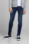 Jack & jones JUNIOR super skinny jeans JJIDAN dark denim Blauw Jongens Stretchdenim 164 - Thumbnail 1