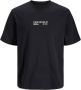 JACK & JONES ORIGINALS oversized T-shirt JORGRACIA met backprint zwart - Thumbnail 1