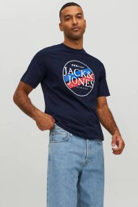 JACK & JONES ORIGINALS T-shirt JORCODYY met printopdruk navy blazer