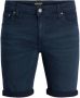 JACK & JONES PANTS STUDIO slim fit jeans short JPSTRICK JJICON navy blazer - Thumbnail 1