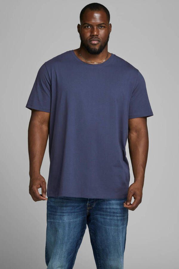 Jack & Jones PlusSize Shirt met ronde hals JJEORGANIC BASIC TEE SS O-NECK NOOS PLS