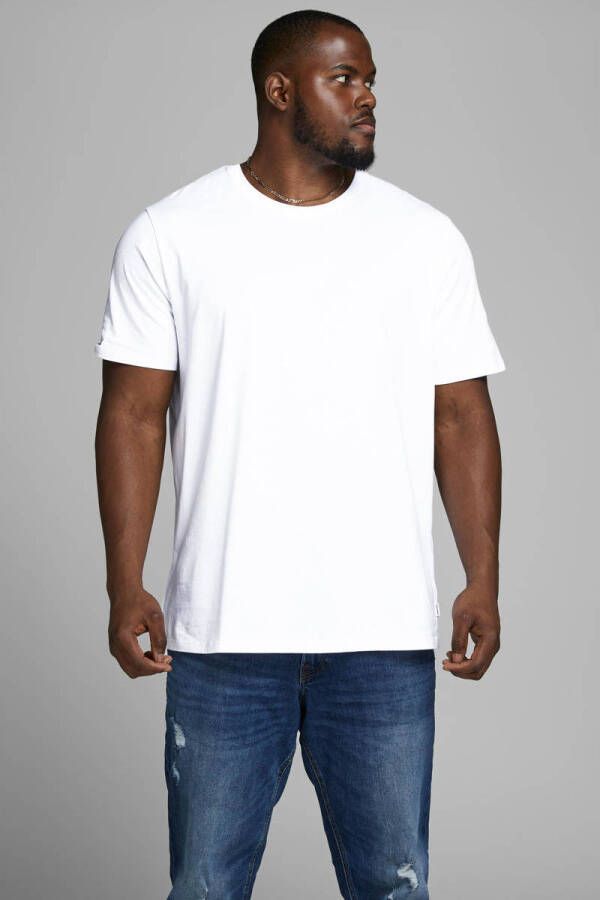 Jack & Jones PlusSize Shirt met ronde hals JJEORGANIC BASIC TEE SS O-NECK NOOS PLS